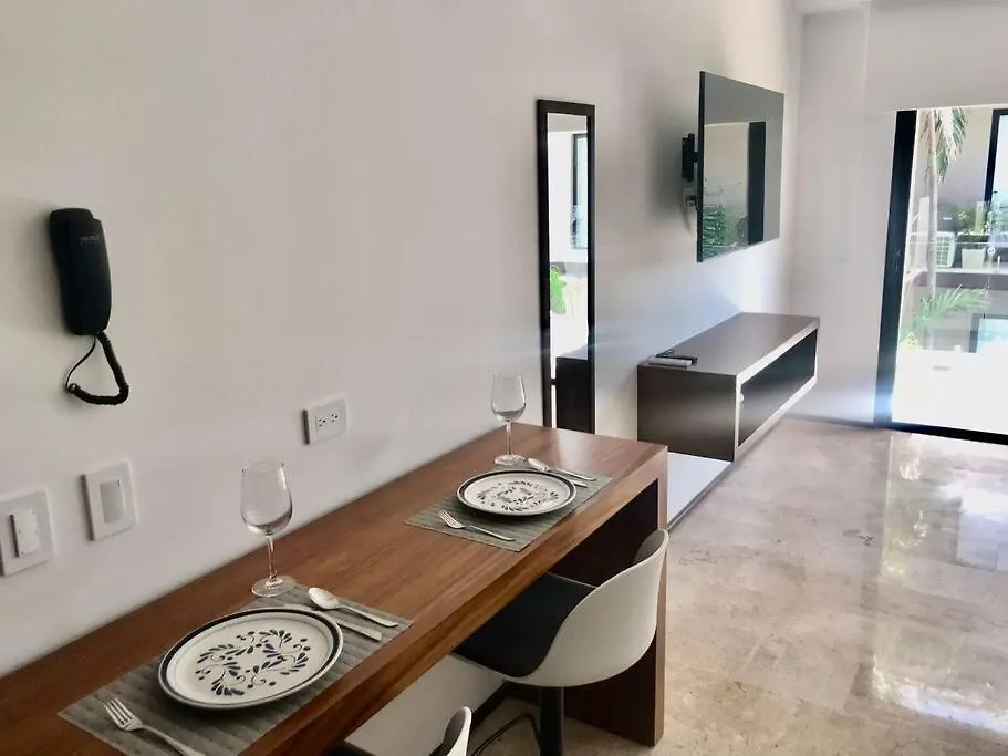 Apartment 218 Stylish Studio Delux Condo Fast Wifi Tulum